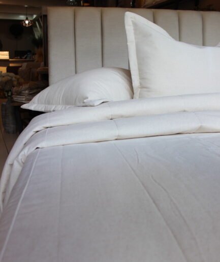 Cubrelecho King 1579588 Tipo Lino Natural