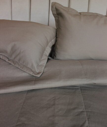 Cubrelecho King 1601906 Tipo Lino Taupe